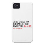 JANE SHAGS JIM 50 DANE STREET LIVERPOOL  iPhone 4 Cases