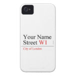 Your Name Street  iPhone 4 Cases