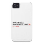 Upper Middle Management Lane  iPhone 4 Cases