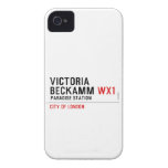 Victoria  Beckamm  iPhone 4 Cases