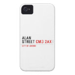 Alan  Street  iPhone 4 Cases