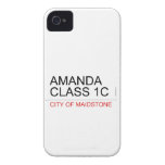 AMANDA class 1C  iPhone 4 Cases