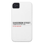 SANDERSON STREET  iPhone 4 Cases