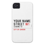 Your Name Street  iPhone 4 Cases