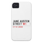 Jane Austen Street  iPhone 4 Cases