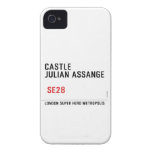 CASTLE  JULIAN ASSANGE    iPhone 4 Cases