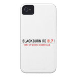 Blackburn Rd  iPhone 4 Cases