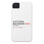Victoria  Beckman  iPhone 4 Cases