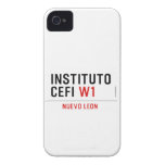 Instituto CEFI  iPhone 4 Cases