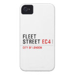 FLEET  STREET  iPhone 4 Cases
