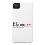 221B BAKER STREET  iPhone 4 Cases