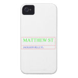Matthew st  iPhone 4 Cases