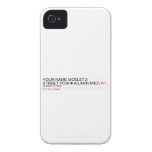 Your Name moeletji Street poshka(lamivano)  iPhone 4 Cases