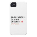 Re-creations- Damian  Chrobak  iPhone 4 Cases