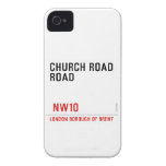 CHURCH ROAD ROAD      iPhone 4 Cases