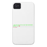 I am the master of my own universe! Street 34  iPhone 4 Cases