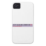 Keep Calm And Leondre On  iPhone 4 Cases