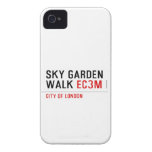 sky garden walk  iPhone 4 Cases
