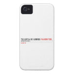 tu LISTA DE libros  iPhone 4 Cases