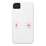 B He  iPhone 4 Cases
