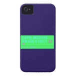Capri Mickens  Swagg Street  iPhone 4 Cases