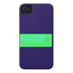 Capri Mickens  Swagg Street  iPhone 4 Cases