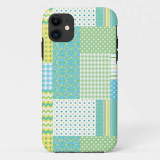 iPhone 5/5s Case-Mate Case Daffodil Faux-Patchwork