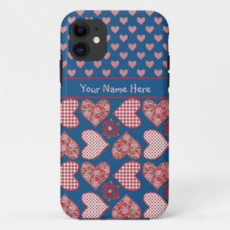 iPhone 5/5s Case to Personalize: Hearts and Roses