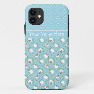 iPhone 5/5s Xtreme Case Blue Fun Sheep Patterns