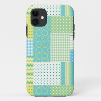 iPhone 5/5s Xtreme Case Daffodil Faux-Patchwork