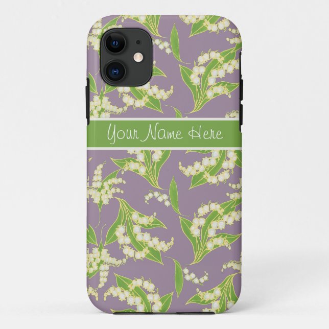 iPhone 5/5s Xtreme Case: Lily of the Valley, Mauve Case-Mate iPhone Case (Back)