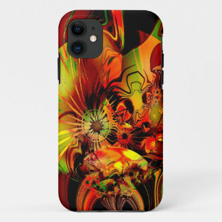 iPhone 5 Abstract Yellow Green Gold 11 Case