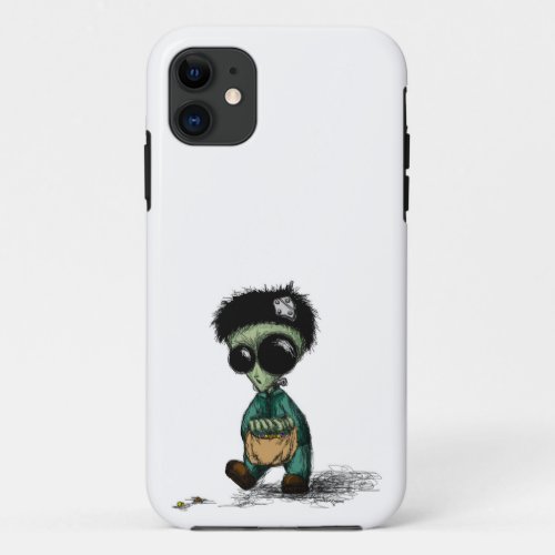 iPhone 5 Barely There Case Cute Alien Monster iPhone 11 Case