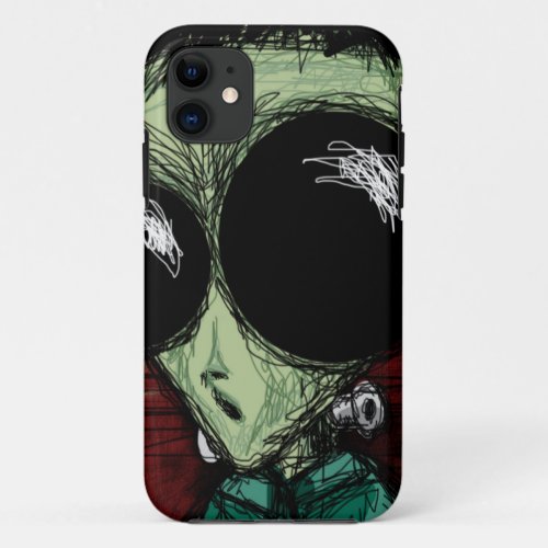 iPhone 5 Barely There Case Cute Alien Monster iPhone 11 Case