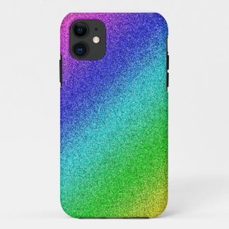 iPhone 5, Barely There case Glitzer Rainbog