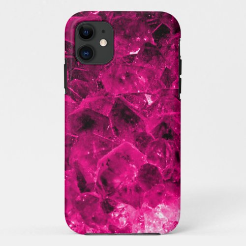 iPhone 5 Barely There Case Hot Pink Crystals