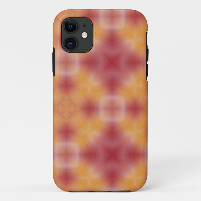 iPhone 5 Barely There Case Orange Red Kaleidoscope (Back)