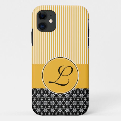 iPhone 5 Barely There Case Template Gold  Black
