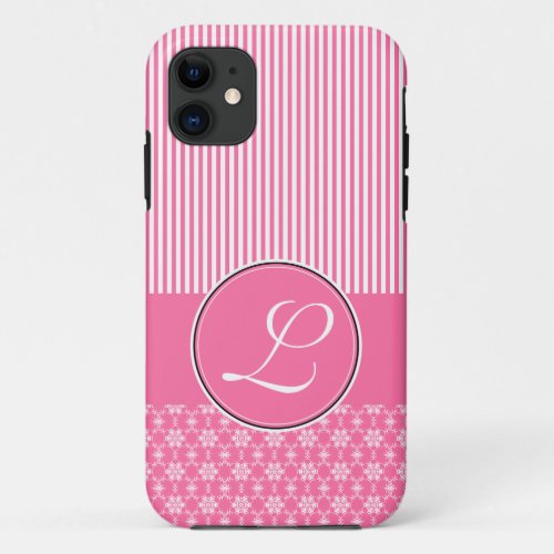iPhone 5 Barely There Case Template Pink Pattern