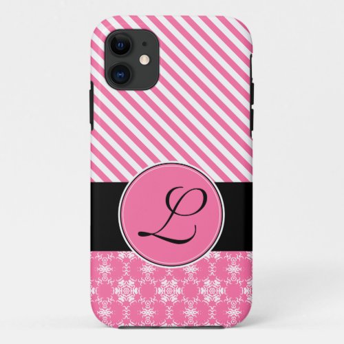 iPhone 5 Barely There Case Template Pink Pattern