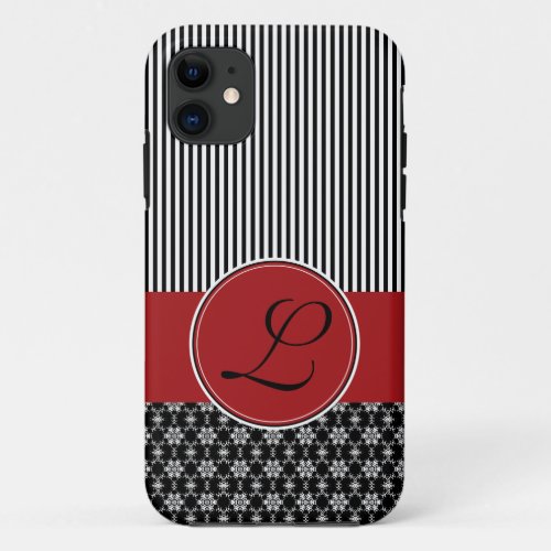 iPhone 5 Barely There Case Template Red  Black
