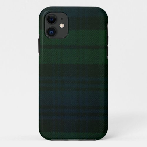 iPhone 5 Black Watch Modern Tartan Print Case