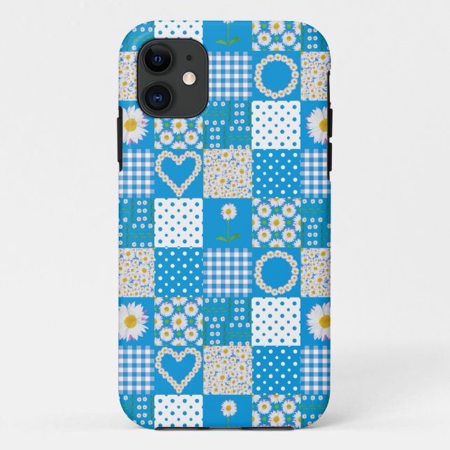 iPhone 5 Case-Mate Case Daisychains Faux Patchwork (Back)