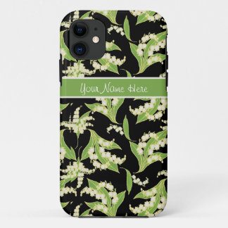iPhone 5 Case-Mate case Lilies of the Valley Black