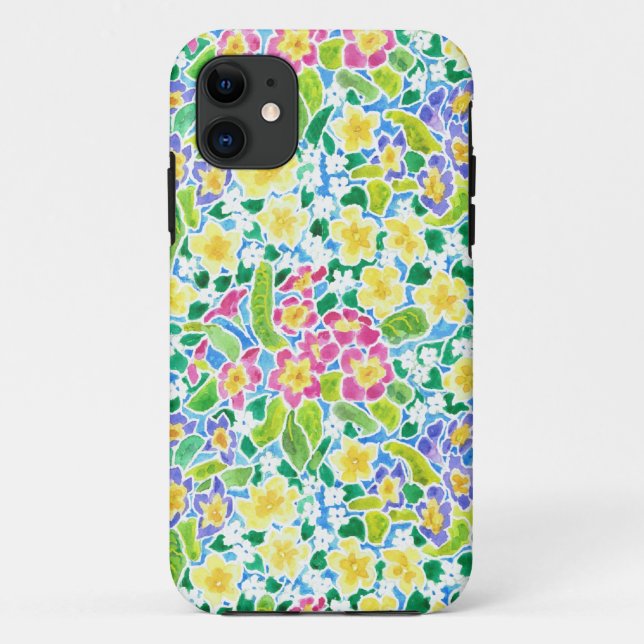 iPhone 5 Case-Mate Case, Pretty Spring Primroses Case-Mate iPhone Case (Back)