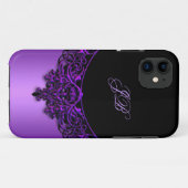 iPhone 5 Case-Mate Case Purple Black (Back (Horizontal))