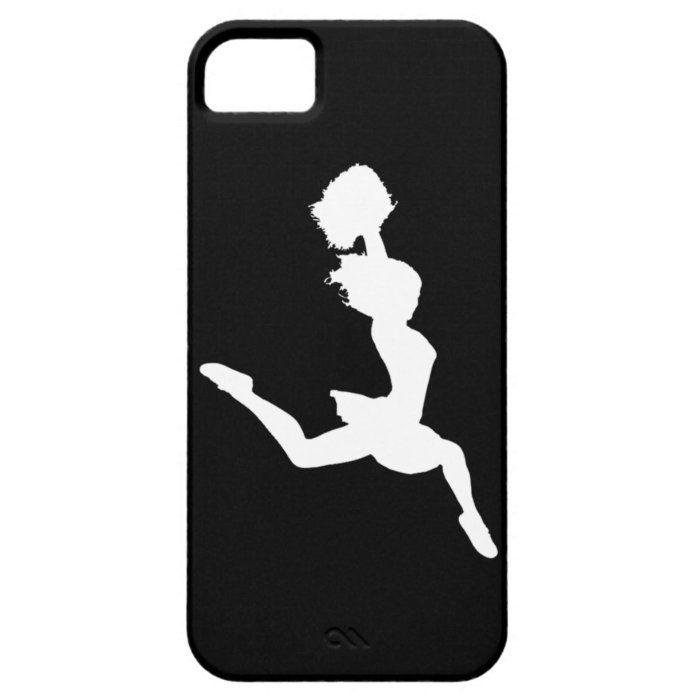 iPhone 5 Case Mate Cheer Silhouette White/Black