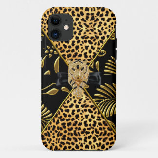 iPhone 5 Case-Mate Gold Black Leopard 11 Case