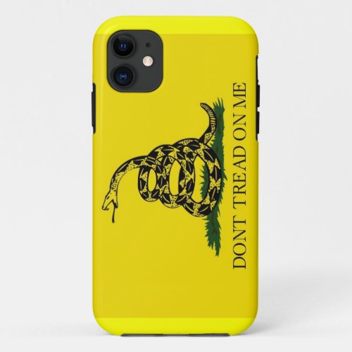 iphone 5 Case_Mate w Gadsden Flag_ Dont Tread On iPhone 11 Case
