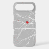 iPhone 5 Case Red Bird in Snow (Back)